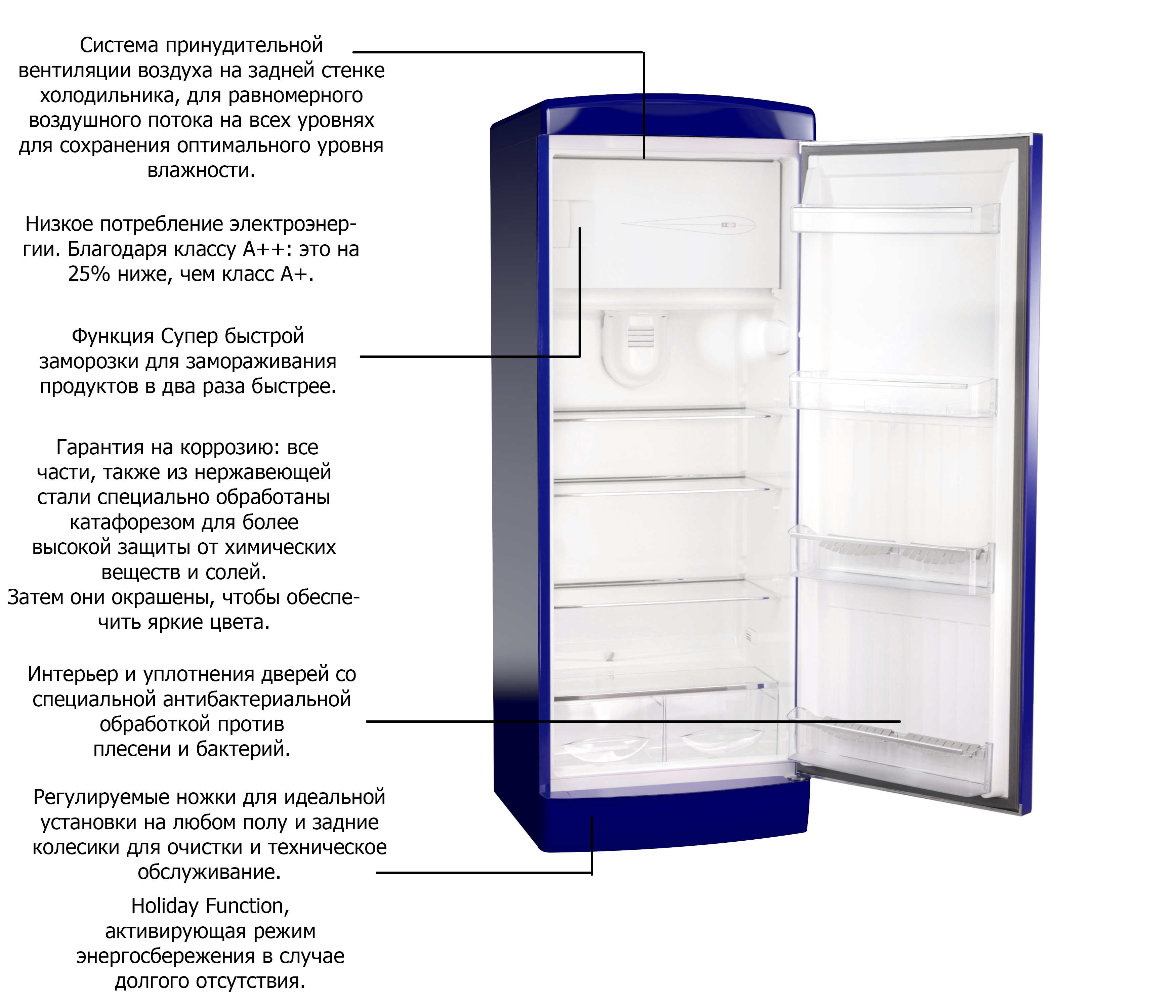 Холодильник BOMP107/R